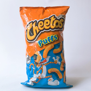 美国进口奇多CheetosPuffs芝士玉米大直条玉米泡芙条膨化零食