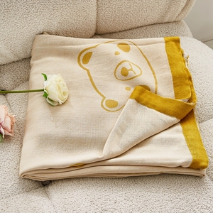 竹纤维盖毯纱布毛巾被成人夏季薄款夏凉被子冰丝冷感毯子空调凉毯