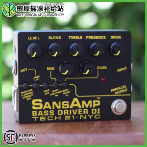 西安树原 Tech21 SansAmp Bass Driver DI 贝司贝斯箱头模拟单块