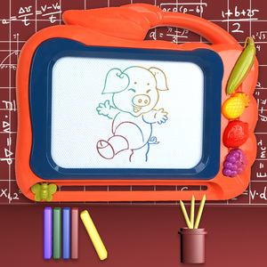 画画板儿童免擦小孩彩色磁力加大手写字宝宝画笔幼儿涂鸦黑板