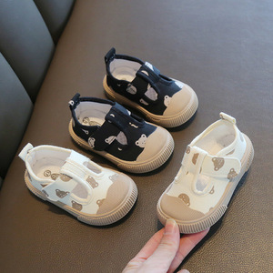 基诺浦机能学步鞋婴儿学步鞋春秋方口宝宝鞋子卡通软底男女小童鞋