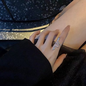 冷淡风哈利波特戒指项链原创斯莱特林蛇院手镯高颜值轻奢情侣手链