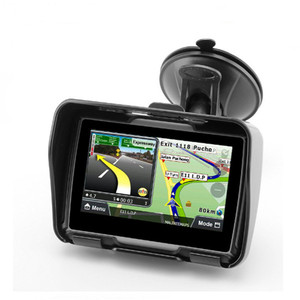 摩托车机车安卓苹果4.3寸蓝牙便携式高清GPS导航仪防水防尘IPX7