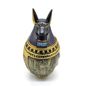 埃及法老宠物骨灰罐老众神守佑阿努比斯神狗狗去世骨灰罐猫罐摆件