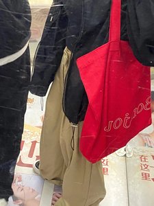 韩版大容量帆布包包女2024新款简约纯色单肩腋下包时尚休闲手拎包