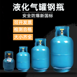 5公斤煤气罐液化气罐钢瓶家用防爆小燃气瓶户外摆摊野餐空罐钢瓶