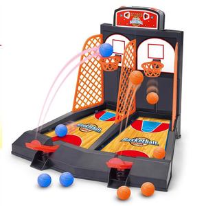 【亲子互动】双人手指弹射篮球场儿童玩具投球男女孩对战桌面游戏