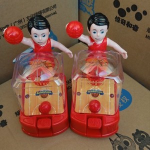 奥特曼造型灌篮超人投篮机灯光音乐玩具糖果儿童趣味创意糖玩零食