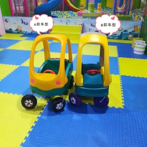 淘气堡滑行玩具车幼儿园公主车塑料扭扭助力学步车儿童游戏金龟车