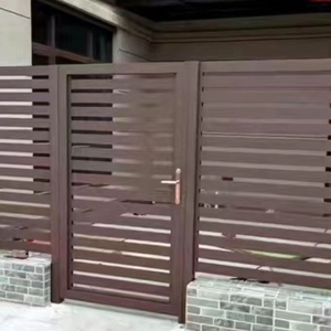 锌围栏欧式家用铝艺护栏大门户外钢焊接简约定制围墙铝合金中式