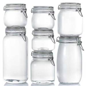 密封罐玻璃食品瓶子蜂蜜柠檬百香果泡酒泡菜坛子家用收纳储物罐子