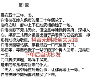 全文完结 顾清予闻萧然/许清淑梁锦宥小说 嘉安五十三年，冬