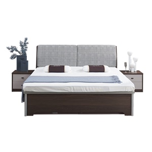 喜德来定制 卧室床1.8*2.0米 板式床 高箱储物 型号B35-18