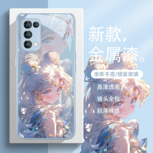 适用vivox90手机壳美少女战士x80x100pro可爱少女s15k10水冰月opporeno11高级感reno9动漫iqoo11玻璃neo7套k9