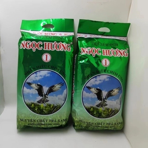 越南NGOC HUONG 1号奶香茉莉花味龙桑茶400g清凉解暑绿色花草凉茶