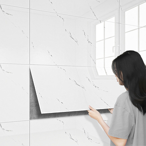 铝塑板自粘墙贴墙面装饰板pvc墙板卫生间防水墙纸仿瓷砖墙壁贴纸