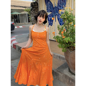 1moresheep“橙色满天星套装”好有活力好夏天的一套 谁穿谁好看!