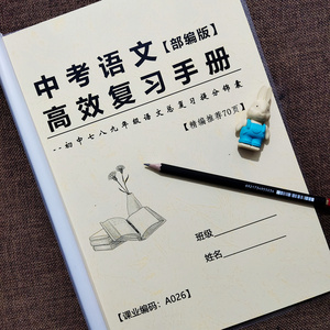 中考语文知识点一本通初中语文阅读理解文言文总结提升作业本