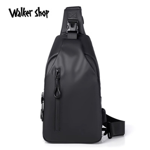 Walker Shop奥卡索高端品牌斜挎包男胸包时尚简约时尚潮流单肩包