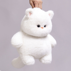 原创白色猫咪可爱哈基米毛绒玩具喵它崽肥猫布偶胖乎乎的玩偶娃娃