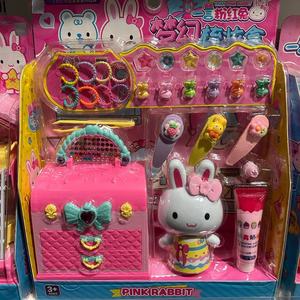 一言粉红兔迷你小屋冰淇淋贩卖店小兔子卧室厨房女孩过家家玩具