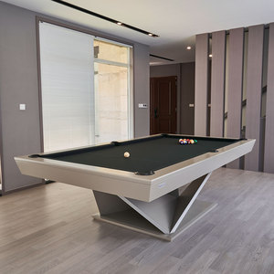 Hiboy台球桌标准型家用室内美式黑八成人桌球台乒乓2合1台球案子