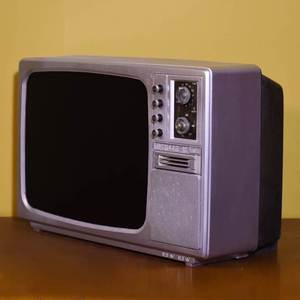 70-80年代旧黑白电视机老式黑白电视机怀旧老物件复古怀旧摆件