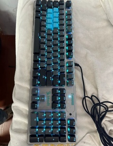 双飞燕血手幽灵F200q线性光轴黑轴轻音机械键盘104电竞青轴红茶轴