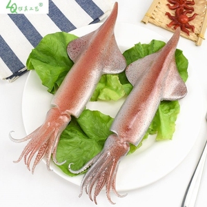 仿真大鱿鱼模型PVC假乌贼章鱼酒店橱窗食物展示摆设装饰食品道具