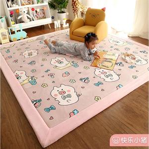 宝宝防摔地垫床边加厚地上睡觉专用垫卧室地毯婴儿防掉床防跌防撞