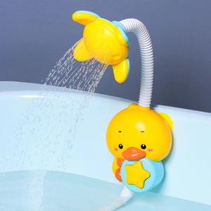 New Bath Toys Baby Water Game Duck Model Faucet Shower Elect