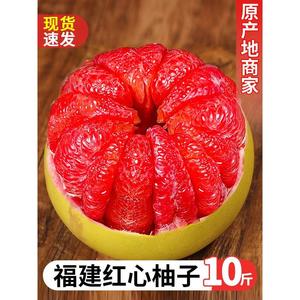福建平和红心柚子蜜柚10斤新鲜水果当季葡萄柚三红肉叶琯溪