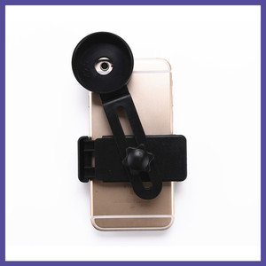 望远镜手机夹 塑料便携简易夹 弹簧拍照夹具支架连接单筒配件