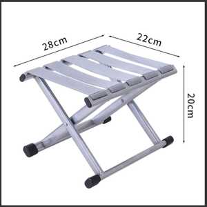 田门前马扎加厚加固凳子折叠便捷家用凳子户外火车小板凳轻便银小