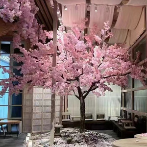 商场大型仿真樱花树许愿树日式室内外装饰网红造景摆件假树桃花树
