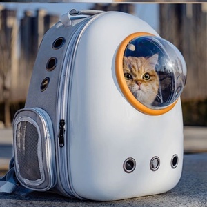 新疆包邮猫包外出便携包透明太空舱双肩猫咪背包猫书包大容量狗包