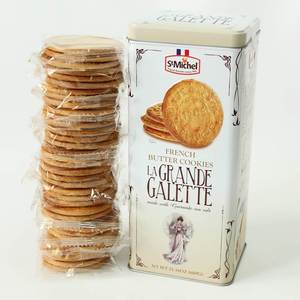 LE Chef LA Grande Galette法国进口铁塔曲奇黄油饼干600G 营养酥