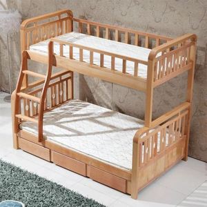 上下床双层床木质儿童高低子母床上下铺两层成年宿舍大人母子床