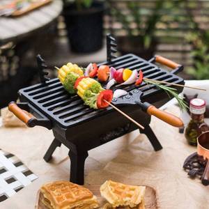 掬时光烤炉户外装饰摆件小型煤炭长花园涵野餐烤肉派对花园烧烤炉