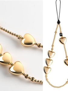 CASETi金铄爱心手机绳手链高级感创意时尚适用苹果挂链串珠女饰品