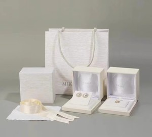 御木本珍珠项链盒耳钉盒戒指包装盒MIKIMOTO珠宝首饰包装礼品盒子