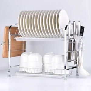 太空铝厨房沥碗架铝合金碗碟架沥水架单层北欧放碟厨房用具置物架