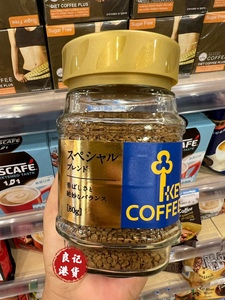 香港购Key Coffee生煎纯黑咖啡速溶蓝山综合纯黑咖啡80g新罐装