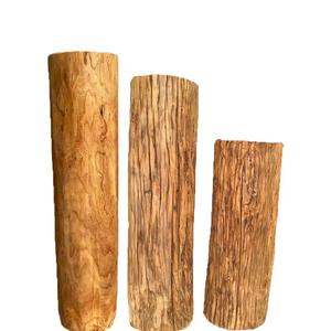 木料风化房梁木硬木老旧木头墩子实木圆木隔断柱子檩条木材