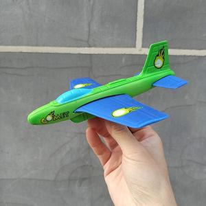 泡沫飞机手抛儿童投掷滑翔机软户外运动小玩具回旋耐摔塑料宝宝3
