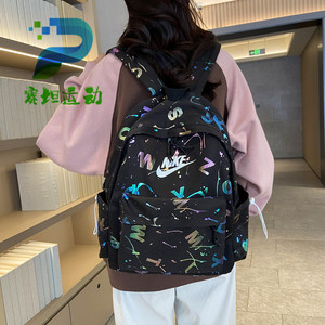 Nike耐克双肩包少女韩版幼儿园学生书包儿童迷你小奶包休闲旅行包