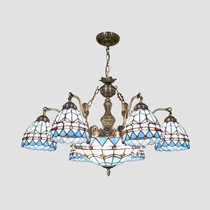 Provide Tiffany living room chandelier Mediterranean glass h