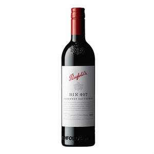 奔富BIN407赤霞珠干红葡萄酒750ml2019年起随机发货澳洲进口红酒