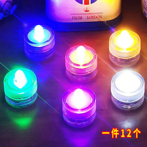 迷你创意LED装饰纽扣电池灯DIY南瓜灯变色小灯泡防水七彩小彩灯