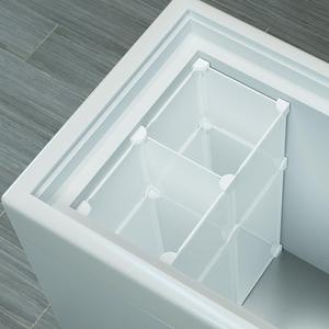 冰柜里面的隔层板塑料加高60/70cm自由组合分隔板冷藏柜内置物架